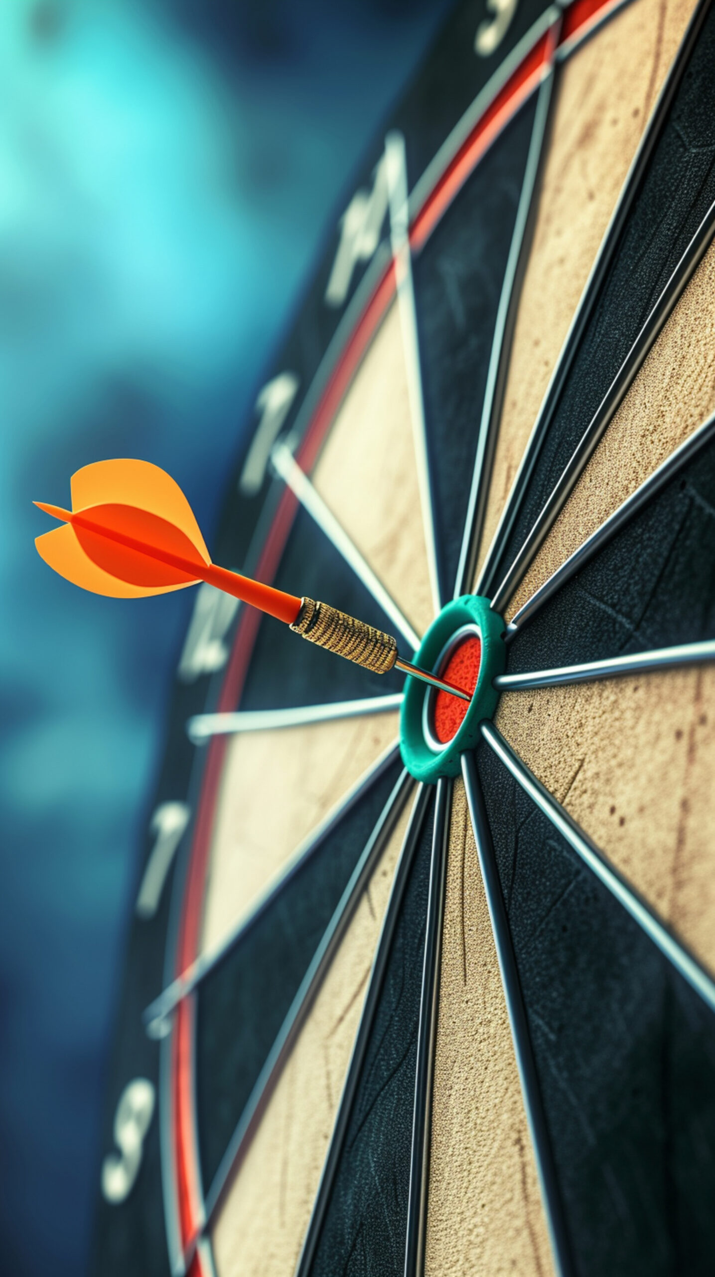 3d-rendering-arrow-hitting-target